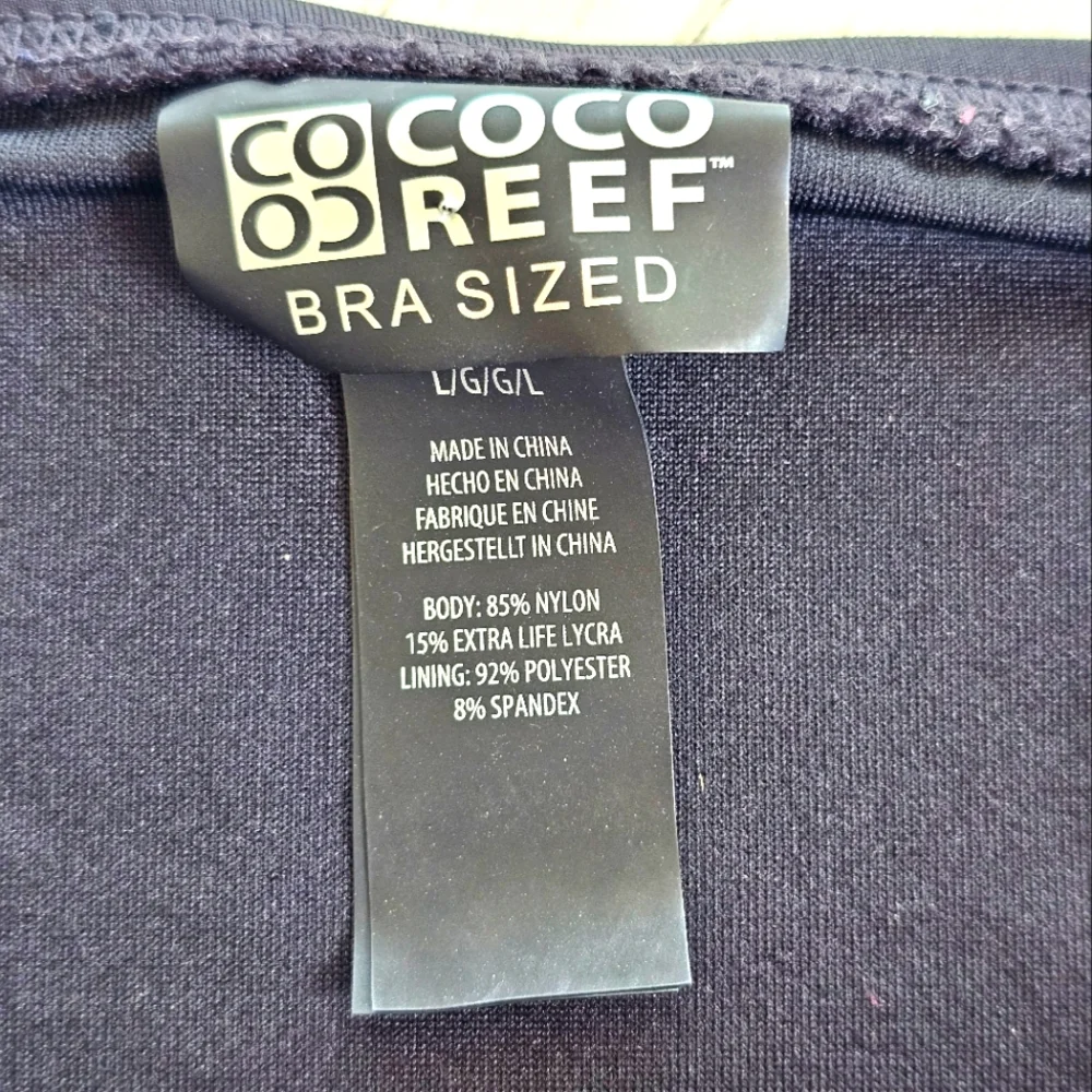 Coco Reef Black Cheetah Leopard Print Bikini Bottoms Soft Stretchy Beach Summer - Picture 4 of 4
